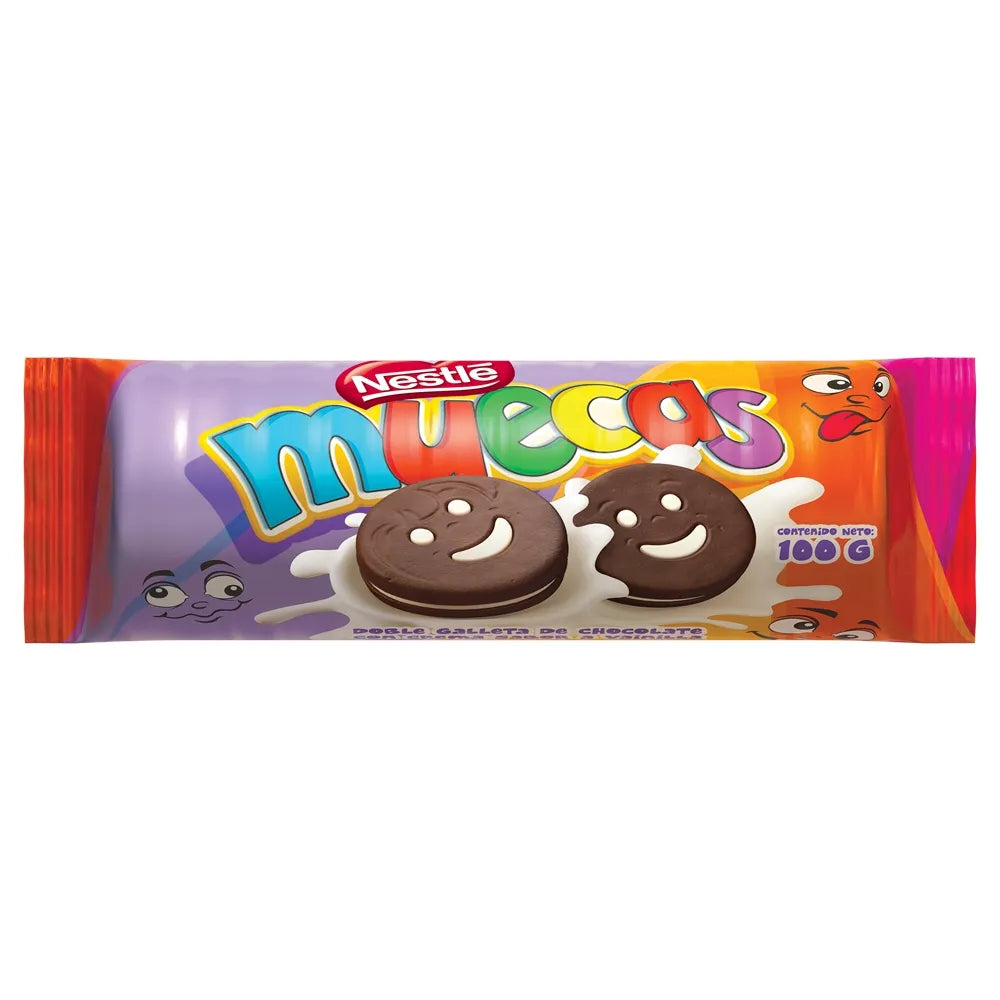 Muecas Cookies: Chocolate Cookie, Vanilla Cream