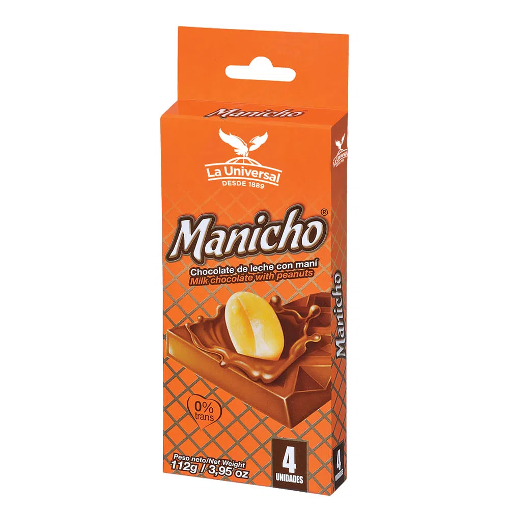 Manicho (4 units) - Chocolate with Peanuts